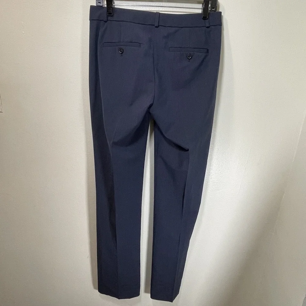 Banana Republic Logan Navy Dress Pants Men's 4L Flat Front Career Trousers